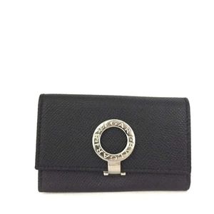 Like New BVLGARI Bvlgari Bvlgari Leather 6 Ring Key Case